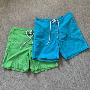 BUNDLE of Men’s J.Crew Swim Trunks